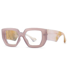 Load image into Gallery viewer, New Colorful Square Women Glasses Frame Clear Anti-Blu-Ray Spring Hinge Wide Legs Eyewear Men Optical Polygon Frame