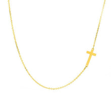 Load image into Gallery viewer, New Fashion Cross Pendant Necklace for Women Men Stainless Steel Religious Jewelry Gold Silver Plated Choker Gift Faith Necklace