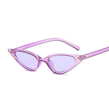 Load image into Gallery viewer, Cute Sexy Ladies Cat Eye Sunglasses Women Vintage Brand Small Black Sun Glasses Female Oculos De Sol Femme