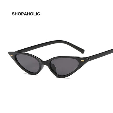 Cute Sexy Ladies Cat Eye Sunglasses Women Vintage Brand Small Black Sun Glasses Female Oculos De Sol Femme