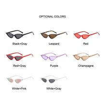 Load image into Gallery viewer, Cute Sexy Ladies Cat Eye Sunglasses Women Vintage Brand Small Black Sun Glasses Female Oculos De Sol Femme