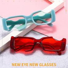 Load image into Gallery viewer, Designer Small Square Sunglasses For Women Men Retro Off Frame Sun Glasses Brand Notched Ins Trending UV400 Eyewear