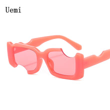 Load image into Gallery viewer, Designer Small Square Sunglasses For Women Men Retro Off Frame Sun Glasses Brand Notched Ins Trending UV400 Eyewear