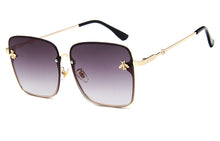 Load image into Gallery viewer, Elegant Lady Oversize Rimless Square Sunglasses Women Small Bee Glasses Gradient  Sun Glasses For Female UV400