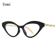Carica l'immagine nel visualizzatore di Gallery, Female Anti-blue Light Cat Eye Frame Glasses Vintage For Women Computer Clear Eyeglasses Ladies