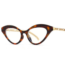 Carica l'immagine nel visualizzatore di Gallery, Female Anti-blue Light Cat Eye Frame Glasses Vintage For Women Computer Clear Eyeglasses Ladies