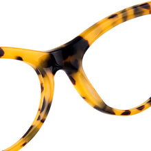 Carica l&#39;immagine nel visualizzatore di Gallery, Montatura per occhiali da vista da donna con montatura intera in acetato ipoallergenico Cat-Eye stile alla moda con cerniera a molla 
