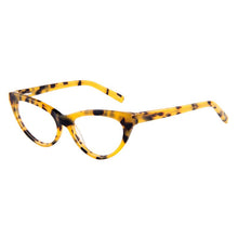 Carica l&#39;immagine nel visualizzatore di Gallery, Montatura per occhiali da vista da donna con montatura intera in acetato ipoallergenico Cat-Eye stile alla moda con cerniera a molla 