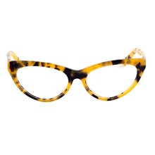 Carica l&#39;immagine nel visualizzatore di Gallery, Montatura per occhiali da vista da donna con montatura intera in acetato ipoallergenico Cat-Eye stile alla moda con cerniera a molla 