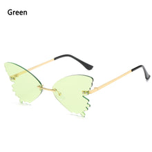 Load image into Gallery viewer, Frameless Trend Sunglasses ins Butterfly Glasses Sunglasses Vintage Female Glasses Design Streetwear
