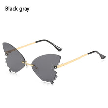 Load image into Gallery viewer, Frameless Trend Sunglasses ins Butterfly Glasses Sunglasses Vintage Female Glasses Design Streetwear