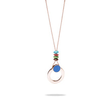 Carica l&#39;immagine nel visualizzatore di Gallery, New Fashion Geometric Necklace Wood Pendant Golden Link Chain Long Necklace Women Jewelry Personality Jewelry Nice Gift