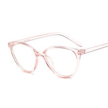 Load image into Gallery viewer, Fashion Glasses Frame Cat Eye Myopia Optical Eyeglasses Women Anti Blue Eyewear Comfort Light Transparent Color Gafas