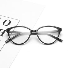 Load image into Gallery viewer, Fashion Glasses Frame Cat Eye Myopia Optical Eyeglasses Women Anti Blue Eyewear Comfort Light Transparent Color Gafas