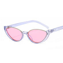 Load image into Gallery viewer, Half Frame Small Round Sunglasses for Women  Brand Hip Hop Black Sun Glasses Men Chic Gradient Sexy Shade