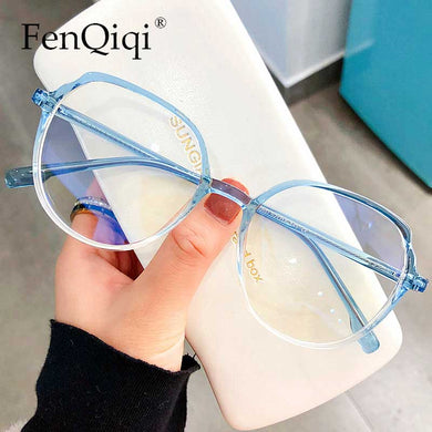 Irregular Round Frames Anti-Blue Light Optical Frame Glasses Goggle Eyewear Reading Glasses
