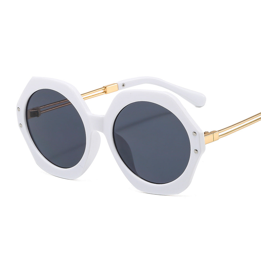 Irregular Square Sunglasses For Women Men Retro Designer Oversized Frame Sun Glasses Ins Trending Shades UV400 Eyegl
