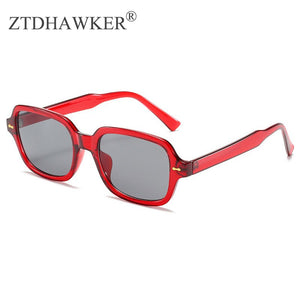 Jelly Sunglasses Men and Women Retro Box Personality Glasses  Spectacles