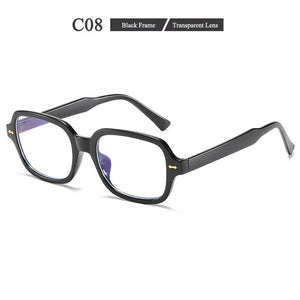 Jelly Sunglasses Men and Women Retro Box Personality Glasses  Spectacles
