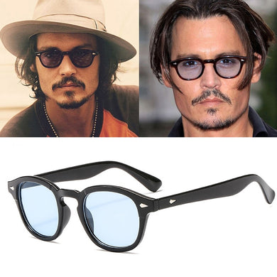 Johnny Depp Lemtosh Style Round Sunglasses Men Tint Ocean Lens Party Show Sun Glasses For Women Gafas de sol hombre
