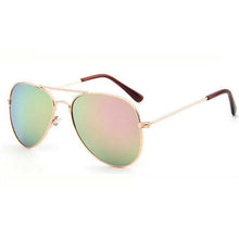 Load image into Gallery viewer, Kids Sunglasses Boys Colorful Mirror Children Sun Glasses Metal Frame Girls Outdoors Goggle Glasses UV400