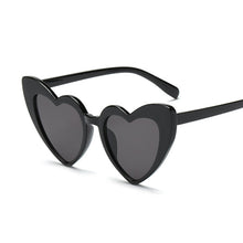 Load image into Gallery viewer, Love Heart Sunglasses Women Cute Sexy Retro Cat Eye Vintage Mirror Sun Glasses Female Black Oculos De Sol