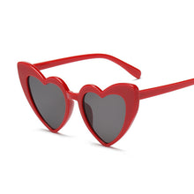 Load image into Gallery viewer, Love Heart Sunglasses Women Cute Sexy Retro Cat Eye Vintage Mirror Sun Glasses Female Black Oculos De Sol