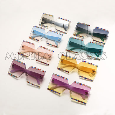 Brand Square Sunglasses Women Vintage Oversize Sun Glasses Female Big Frame Shades Black Lady Uv400 vintage