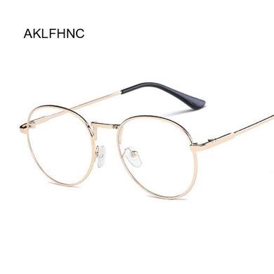 Men Glasses Frame Women Eyeglasses Frame 2019 Vintage Round Clear Lens Glasses Optical Spectacle Frame