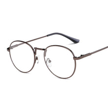 Load image into Gallery viewer, Men Glasses Frame Women Eyeglasses Frame 2019 Vintage Round Clear Lens Glasses Optical Spectacle Frame