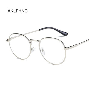 Men Glasses Frame Women Eyeglasses Frame 2019 Vintage Round Clear Lens Glasses Optical Spectacle Frame