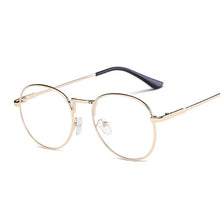 Load image into Gallery viewer, Men Glasses Frame Women Eyeglasses Frame 2019 Vintage Round Clear Lens Glasses Optical Spectacle Frame