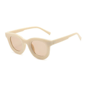 Men Women's Sunglasses Concave Shape Sun Glasses Outdoor Round Shades for Male Female Lentes De Sol