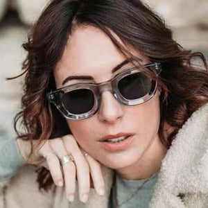 Men Women's Sunglasses Concave Shape Sun Glasses Outdoor Round Shades for Male Female Lentes De Sol