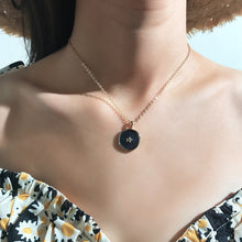 Carica l&#39;immagine nel visualizzatore di Gallery, New Fashion Necklace Alloy Drop Oil Love Heart Moon Lightning Necklaces Elegant Cute Round Party Gift Jewelry For Women