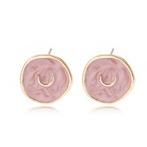 New Fashion Necklace Alloy Drop Oil Love Heart Moon Lightning Necklaces Elegant Cute Round Party Gift Jewelry For Women