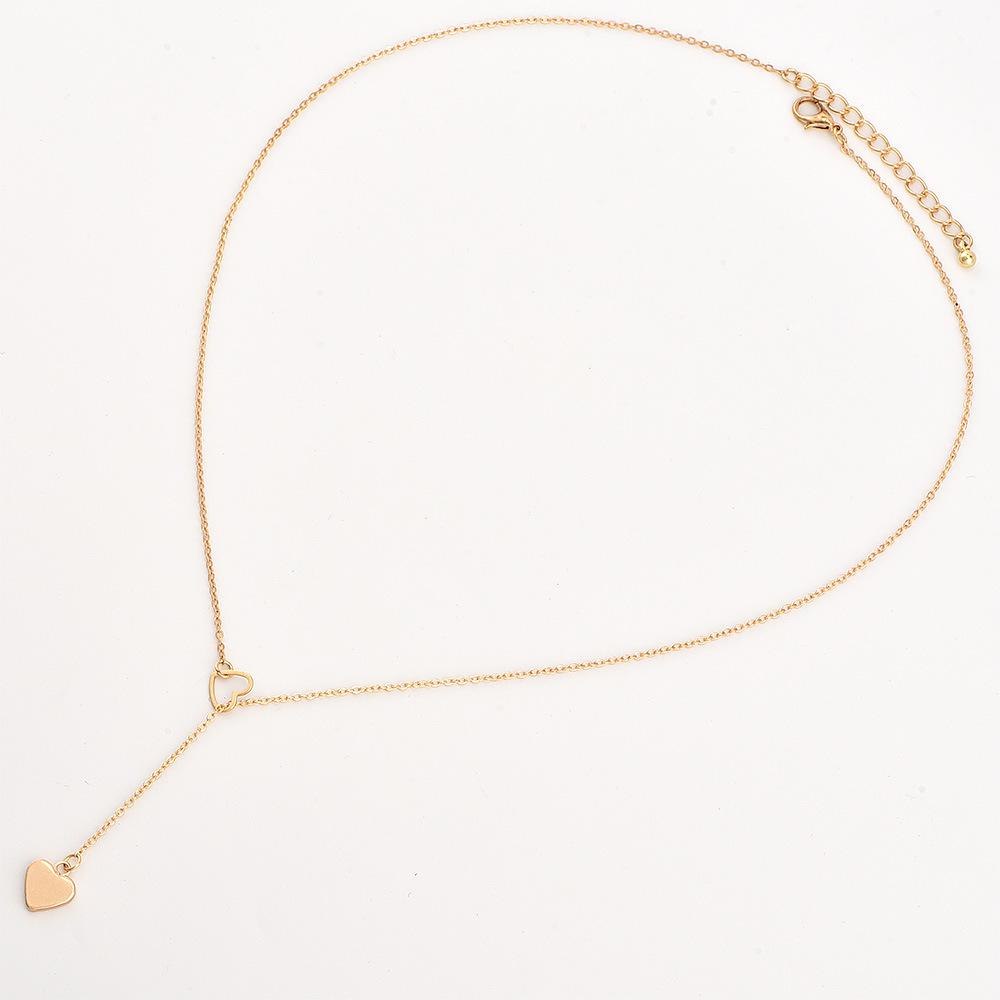 New Fashion Necklace Pendant Necklace Peach Heart Love Women's Fashion And Personality Y-necklace With Simple Selling Wholesale