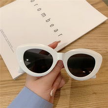 Load image into Gallery viewer, Oval Sunglasses for Women Cat Eye Style UV400 Protection Eyewear Jelly Color Sun Glasses