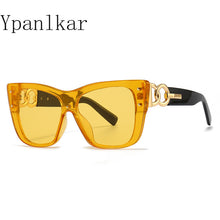 Load image into Gallery viewer, Oversize Cat Eye Sunglasses Women Brand Designer Retro Sunglass Pilot Sun Glasses Female UV400 Lens Eyewears