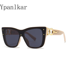 Load image into Gallery viewer, Oversize Cat Eye Sunglasses Women Brand Designer Retro Sunglass Pilot Sun Glasses Female UV400 Lens Eyewears