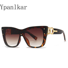 Load image into Gallery viewer, Oversize Cat Eye Sunglasses Women Brand Designer Retro Sunglass Pilot Sun Glasses Female UV400 Lens Eyewears