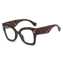 Carica l'immagine nel visualizzatore di Gallery, Occhiali oversize Cat Eye anti luce blu per le donne Occhiali da vista per computer Clear Reding dal design retrò Ins popolari Whol