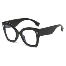Carica l'immagine nel visualizzatore di Gallery, Occhiali oversize Cat Eye anti luce blu per le donne Occhiali da vista per computer Clear Reding dal design retrò Ins popolari Whol