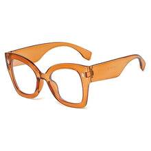 Carica l'immagine nel visualizzatore di Gallery, Occhiali oversize Cat Eye anti luce blu per le donne Occhiali da vista per computer Clear Reding dal design retrò Ins popolari Whol