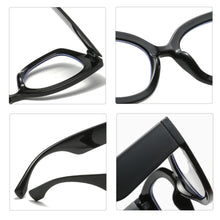 Carica l'immagine nel visualizzatore di Gallery, Occhiali oversize Cat Eye anti luce blu per le donne Occhiali da vista per computer Clear Reding dal design retrò Ins popolari Whol
