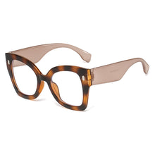 Carica l'immagine nel visualizzatore di Gallery, Occhiali oversize Cat Eye anti luce blu per le donne Occhiali da vista per computer Clear Reding dal design retrò Ins popolari Whol