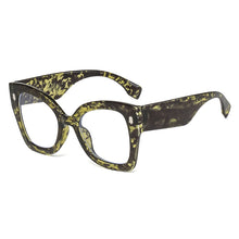 Carica l'immagine nel visualizzatore di Gallery, Occhiali oversize Cat Eye anti luce blu per le donne Occhiali da vista per computer Clear Reding dal design retrò Ins popolari Whol