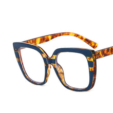 Load image into Gallery viewer, Oversized Retro Square Anti Blue Light Women Glassses Frame Vintage Ladies Clear Reading Computer Eyeglasses Ins Tre