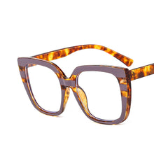 Load image into Gallery viewer, Oversized Retro Square Anti Blue Light Women Glassses Frame Vintage Ladies Clear Reading Computer Eyeglasses Ins Tre