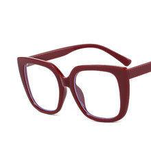 Load image into Gallery viewer, Oversized Retro Square Anti Blue Light Women Glassses Frame Vintage Ladies Clear Reading Computer Eyeglasses Ins Tre